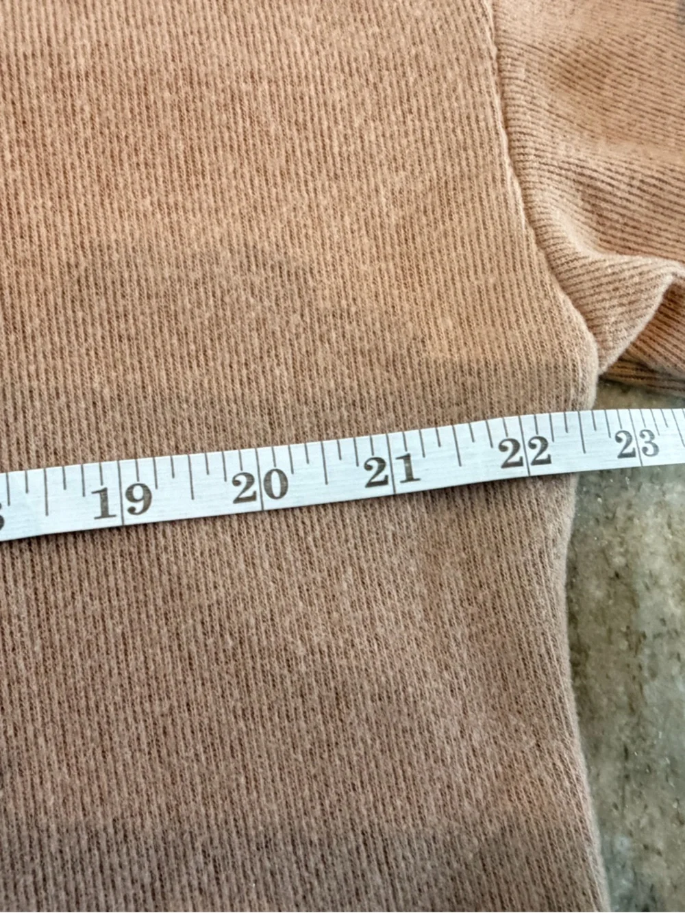 NWT No Comment Western Boots Graphic Sweatshirt Tan Cowgirl Top Large - Picture 7 of 10